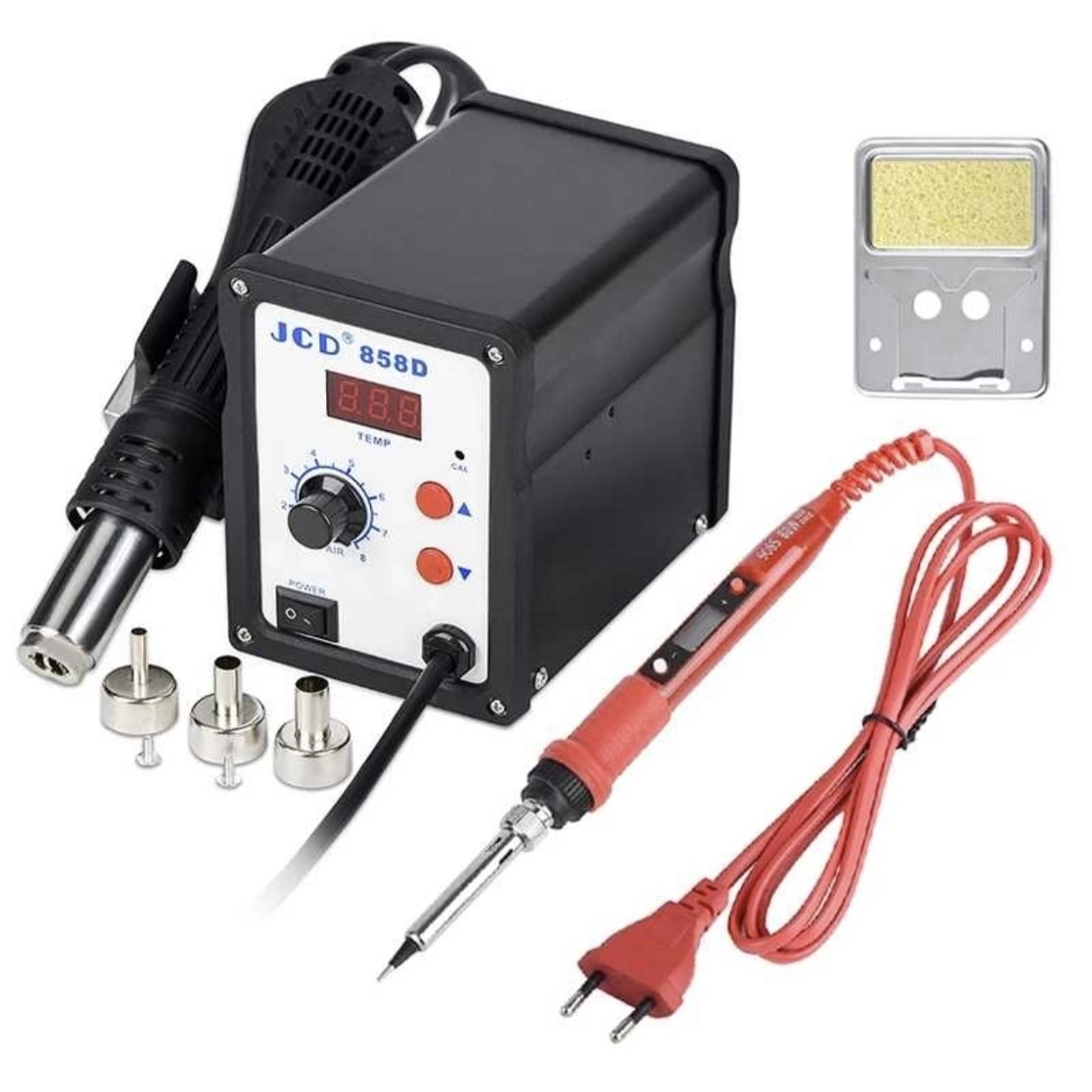 JCD 858D Hot Air Gun 750W BGA  - đánh giá và giá Heat Gun Small