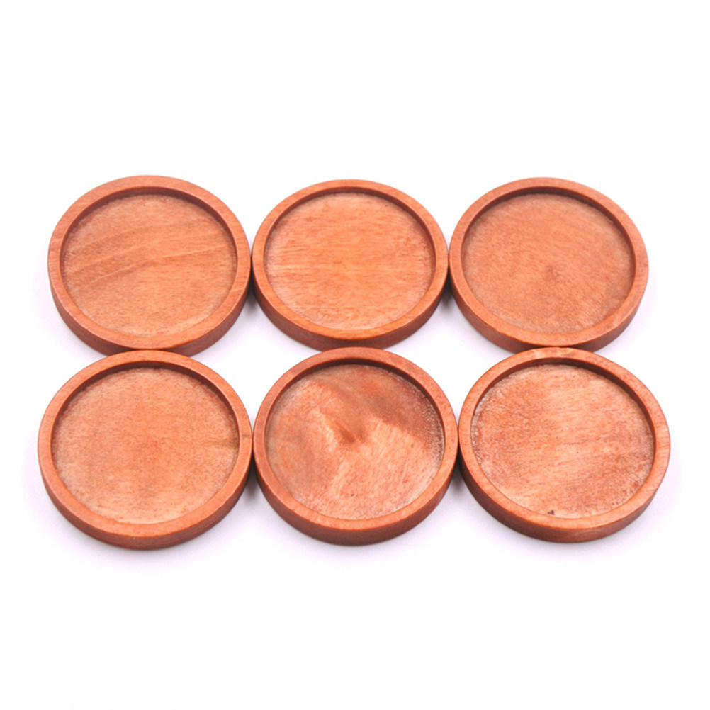 20Pcs Round Wood Jewelry Trays - đánh giá và giá Resin Crafts Diy