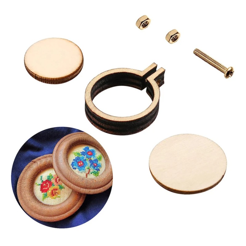 1/3/5pcs Wood Embroidery Hoop  - đánh giá và giá Wood Ring Blank
