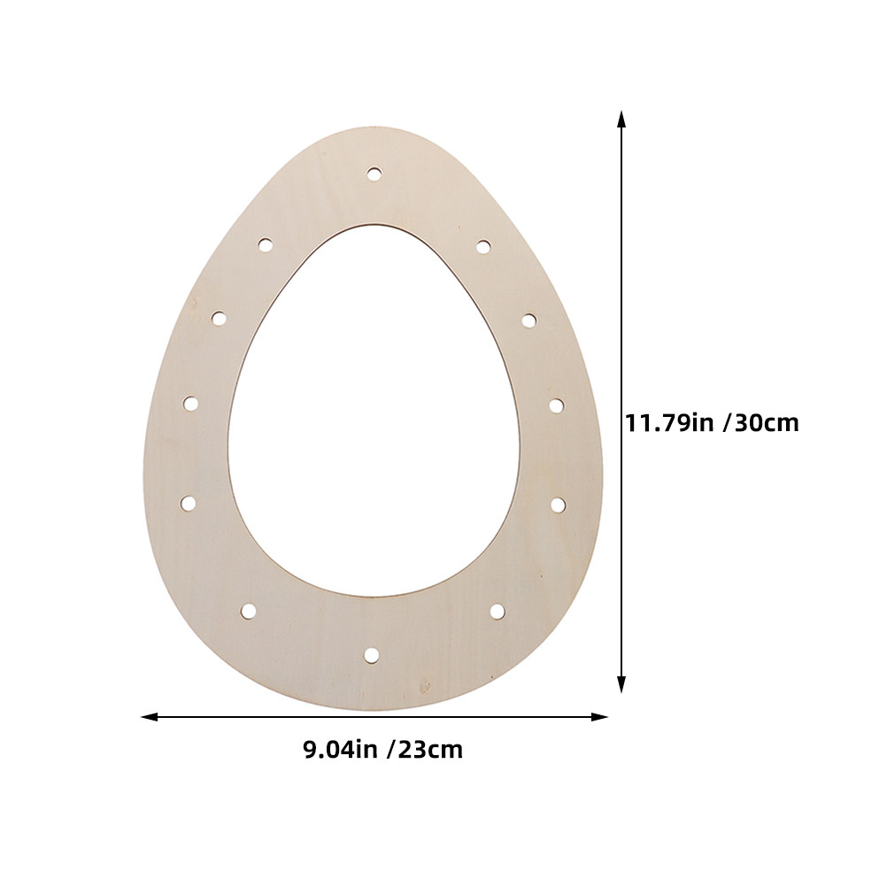 DIY Easter Wreath Frame Egg Sh - đánh giá và giá Wood Ring Blank