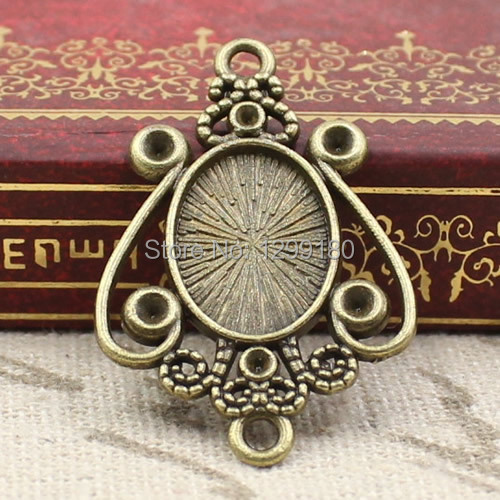 50 cái/lốc Hợp Kim Đồng Tone C - đánh giá và giá Bezels Set Pendant
