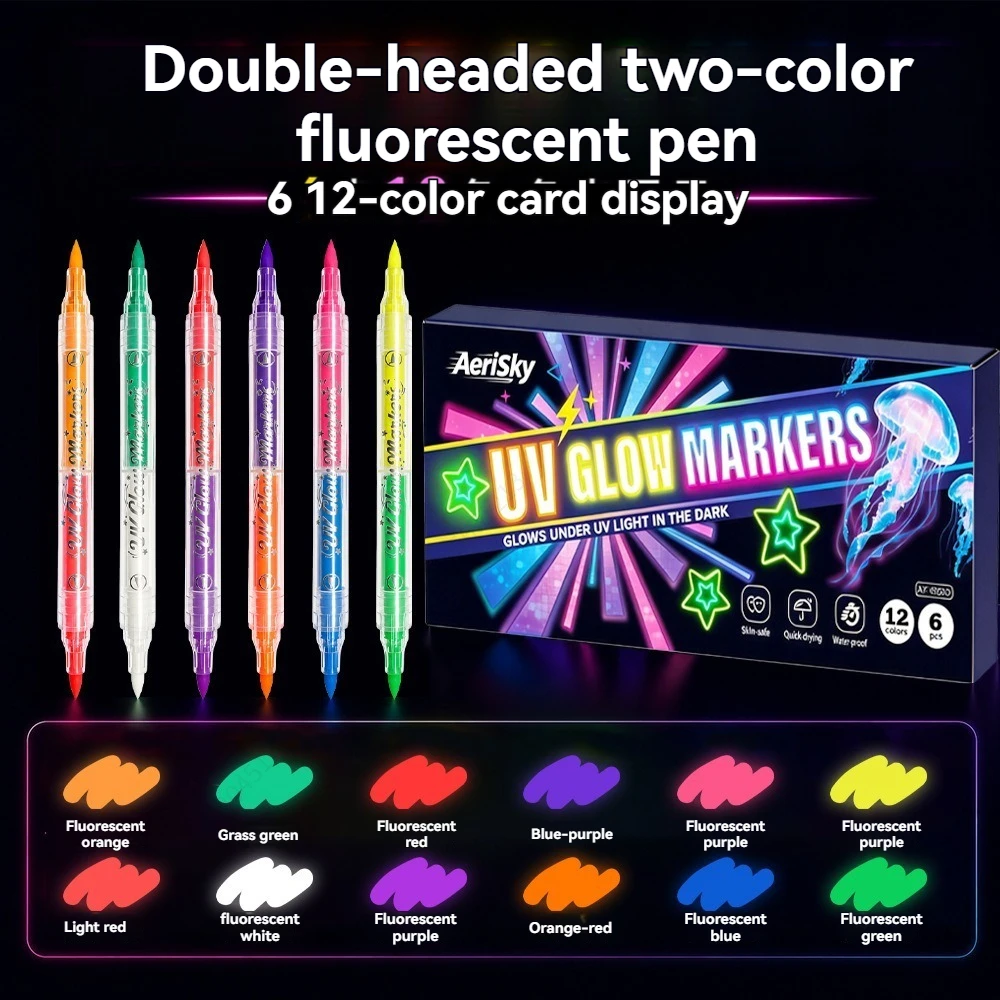12 Colors Double-ended UV Neon - đánh giá và giá Copic Marker Sketch