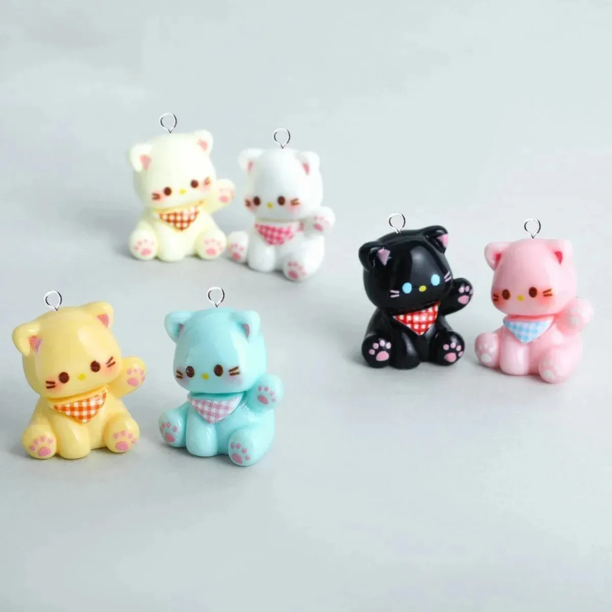 10Pcs 3D Cartoon Cat Mini Resi - đánh giá và giá Resin Crafts Diy