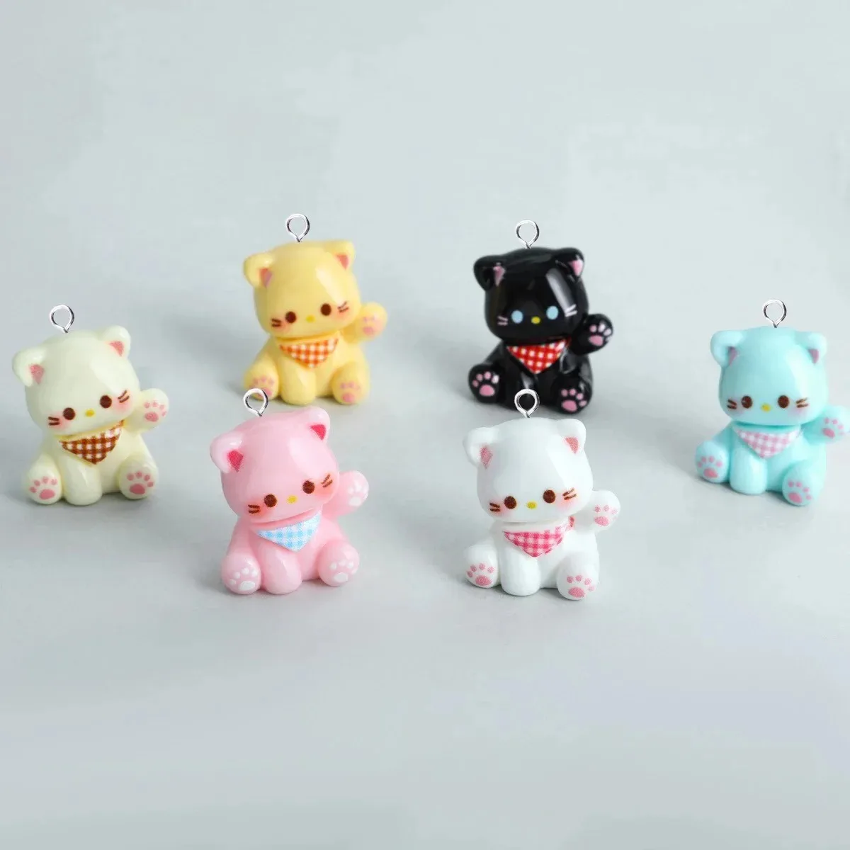 10Pcs 3D Cartoon Cat Mini Resi - đánh giá và giá Resin Crafts Diy