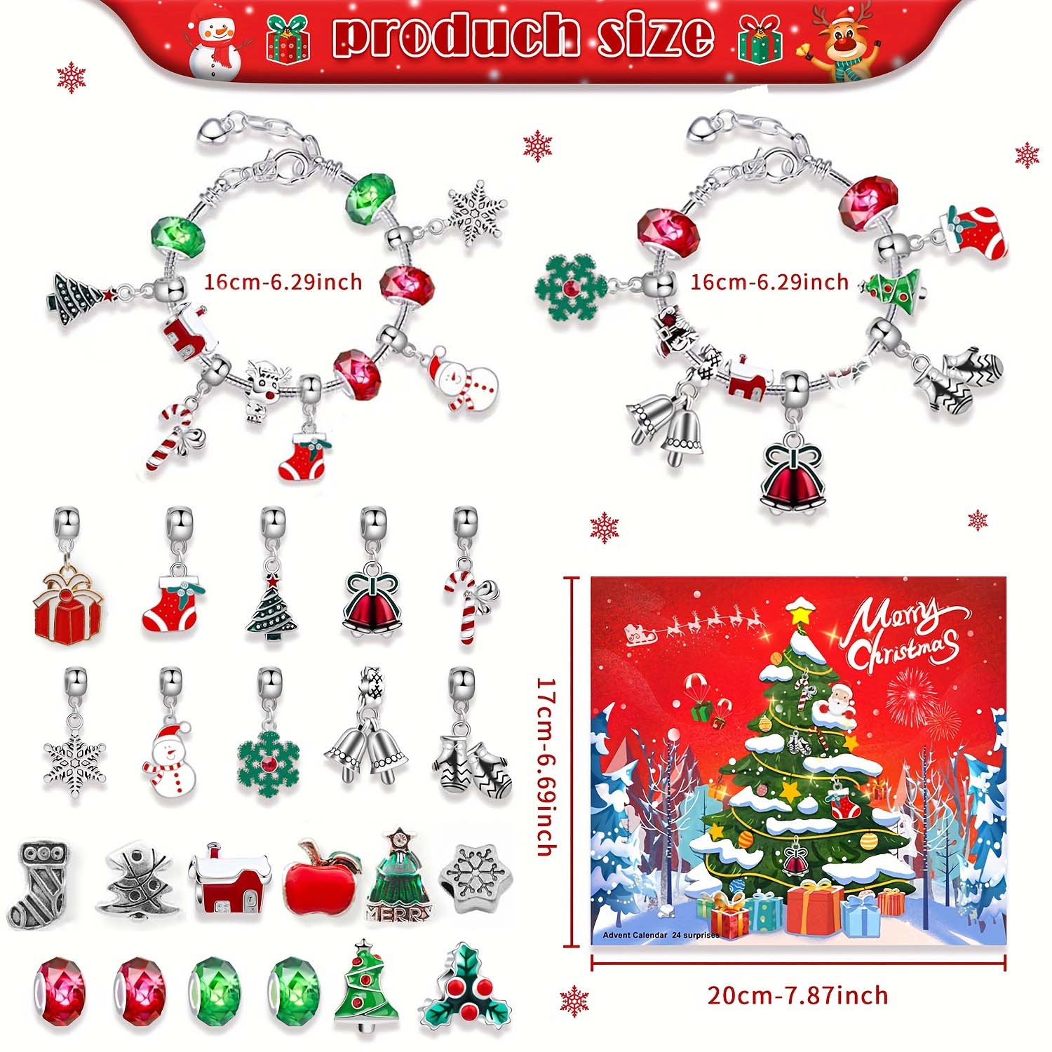 Creative Christmas 24-Day Coun - đánh giá và giá Resin Crafts Diy